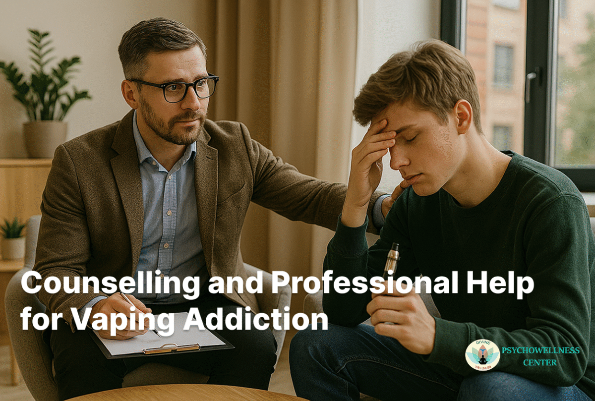 Counselling and Professional Help for Vaping Addiction