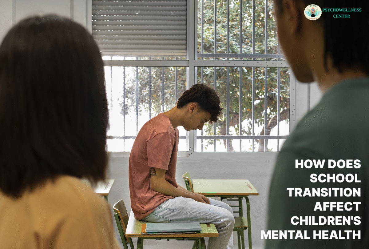 How does school transition affect children mental health