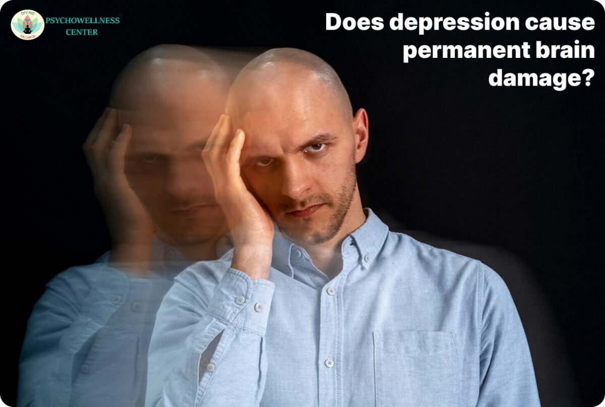 Does depression cause permanent brain damage?