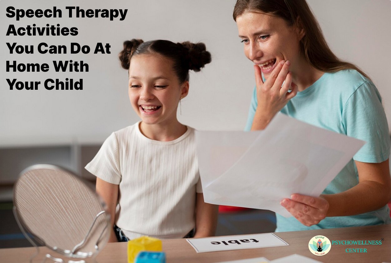 Speech Therapy Activities You Can Do at Home With Your Child