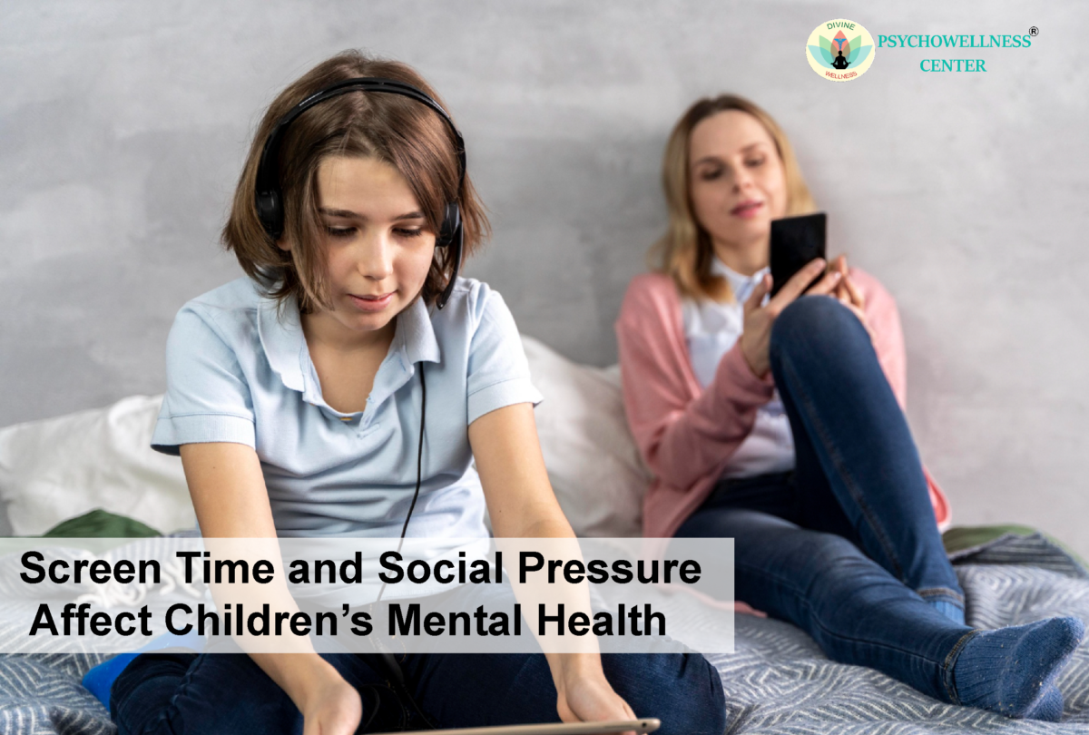 Screen Time and Social Pressure Affect Children’s Mental Health